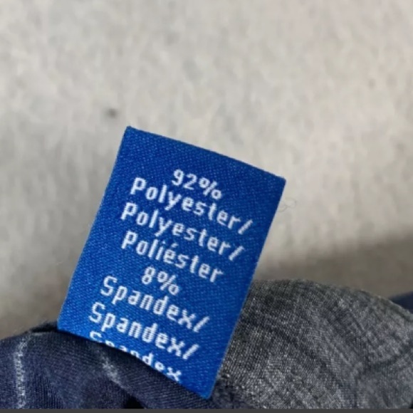 🆕 VINCE CAMUTO Shirt Mens Large Blue Check Button Up Long Sleeve Stretch - Picture 3 of 8